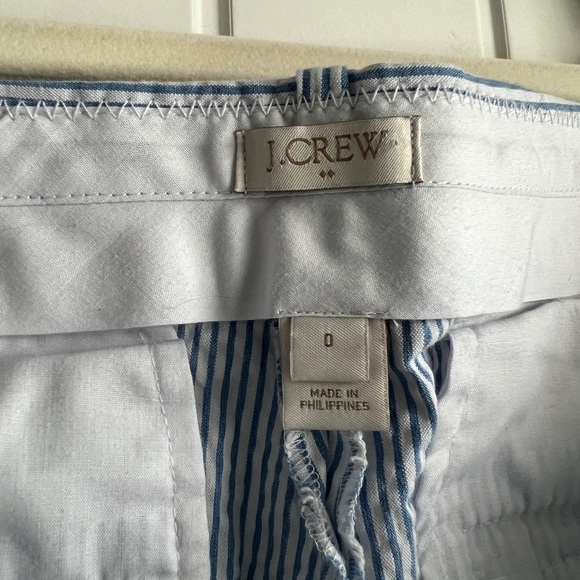 J. Crew Blue and White Striped Trousers - Picture 6 of 6